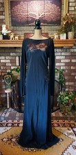 Faithfull the Brand Biarritz Black Silk Crepe Maxi Dress  Size 10 NWOT