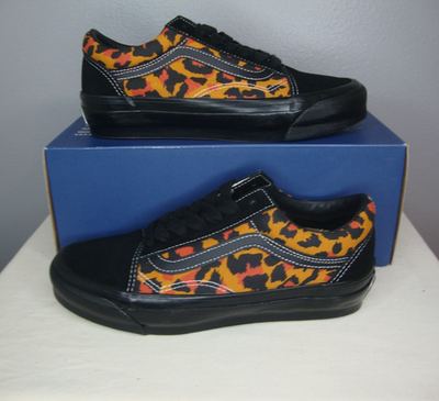 Vans LX Old Skool Skate Shoes Men's 6 Leopard Black OTW Premium