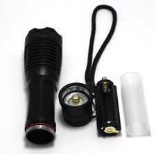 White Zoomable Torch Light Zoom Fishing Camping Van Caravan Gear home security 
