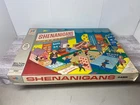 Vintage Milton Bradley Shenanigans Board Game 1964  4480 Missing Dice rotator