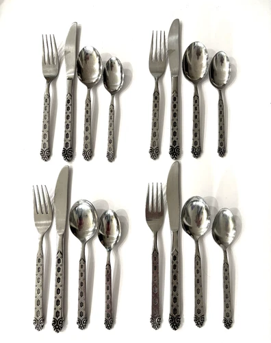 Oneida Northland SAN FRANCISCO Stainless Flatware Set 16 Pieces