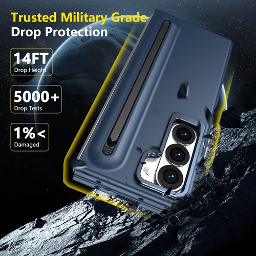 Shockproof Stand Pen Slot Case +Screen Protector+Stylus For Samsung Z Fold 7/6 - Picture 53 of 73