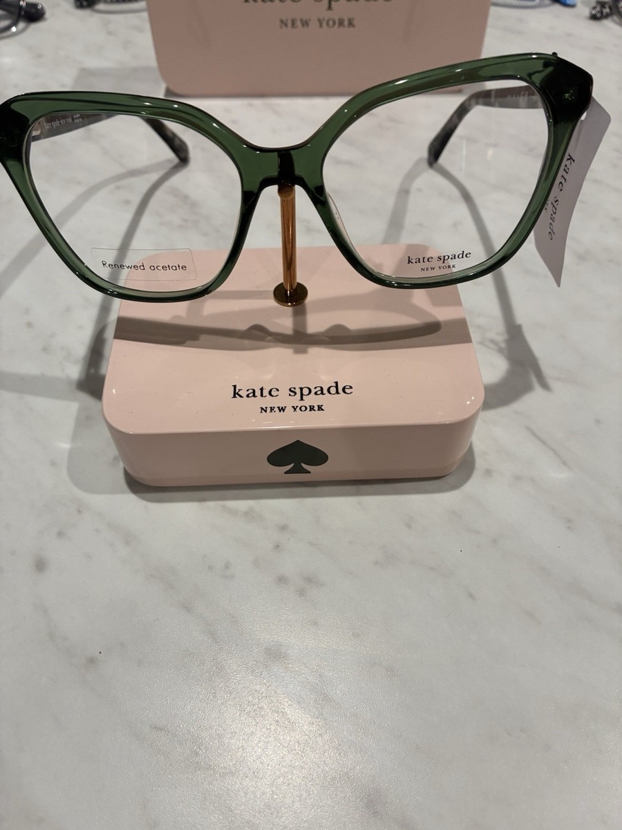 KATE SPADE CINZIA Eyeglasses Eye Glasses GREEN 1ED Authentic New