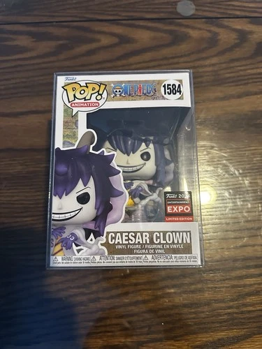 Funko Pop! Vinyl: One Piece - Caesar Clown (C2E2) Exclusive #1584 W/ Protector