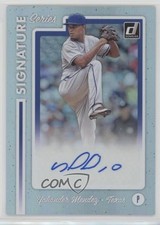2017 Panini Donruss Signature Series Yohander Mendez #SS-YO Auto 1e0