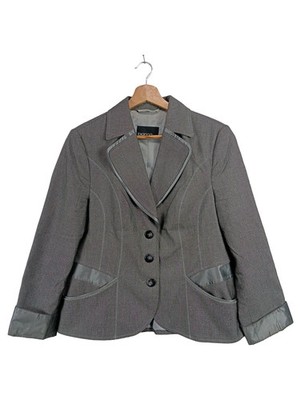 BIANCA Damen Blazer Gr. 40/M Grau Business Klassisch Elegant