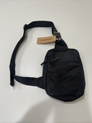 Vadoo Black Anti-theft Sling Bag