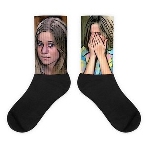 Marcia Inspired Football Nose Socks