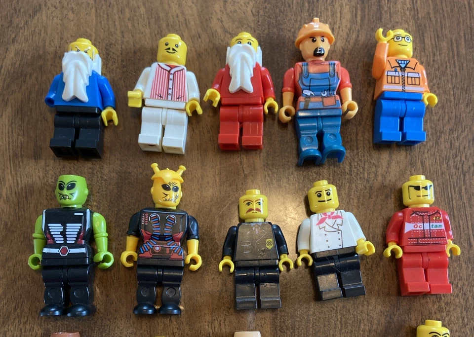 LEGO Gran Lote Minifiguras - City Town Workers Hombres Extraterrestres Foto 3 de 4