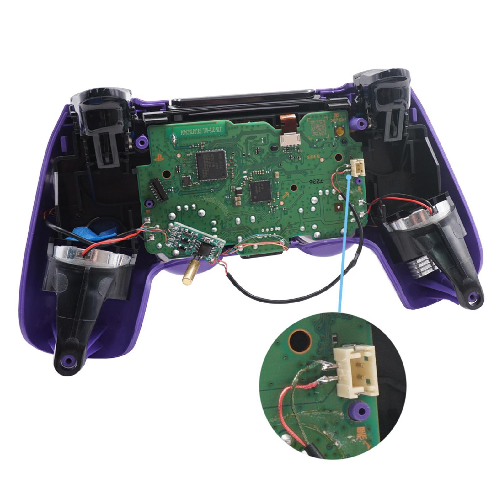 LED PCB Board D-pad Thumbsticks Tweezers Face Buttons Kit For PS4 Controller e