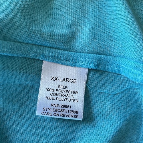 Y2K CLOSET FULL asymmetrische Damen XXL blau türkis Pfau Lagenlook Tunika Top - Bild 9 von 12