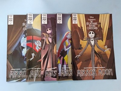 NIGHTMARE BEFORE CHRISTMAS MIRROR MOON Comic SET 1 2 3 4 5 NBX 2021 NM Tokyo Pop