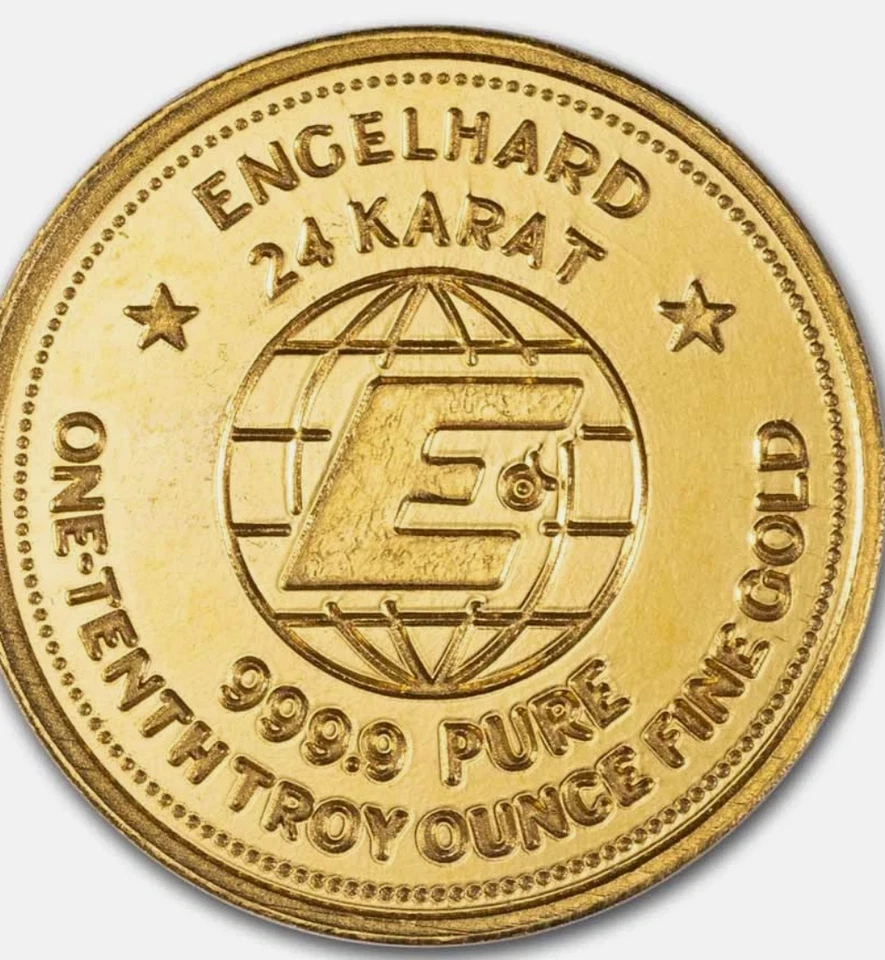 Золотая круглая монета 1/10 унции - 2025 Engelhard Prospector (в TEP) - Изображение 4 из 4