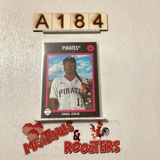 2022 Topps Heritage #49 Oneil Cruz Rookie 1973 Topps Venezuela Stamps
