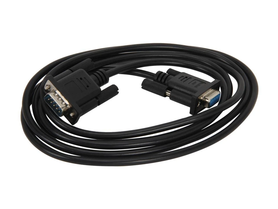 StarTech.com Model SCNM9FM2MBK 6.56 ft 2m Black DB9 RS232 Serial Null Modem - Image 2 of 3