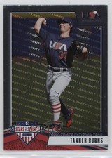 2019 Panini USA Baseball Stars & Stripes Longevity Tanner Burns #15 0a3