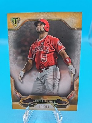 2020 Topps Triple Threads - Albert Pujols #2 Gold /99