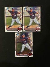 (3) Danny De Andrade 2022 Bowman 1st Chrome #BCP-156 Minnesota Twins