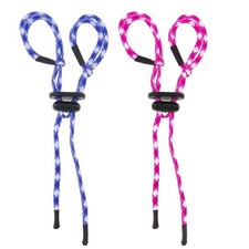 ECSiNG 2PCS Archery Finger Sling Adjustable Recurve Bow 2, Pink & Blue