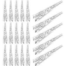 120 Pcs Bracelets Bead End Caps No Hole Jewelry Making Supplies for