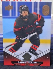 25-26 Tim Horton's Sarah Fillier 🇨🇦🇨🇦🇨🇦 Team Canada