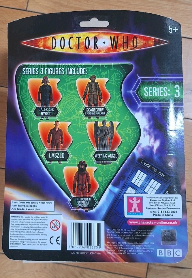 A collection of six Doctor Who limited edition collector figure sets, manufactured by Character Opti