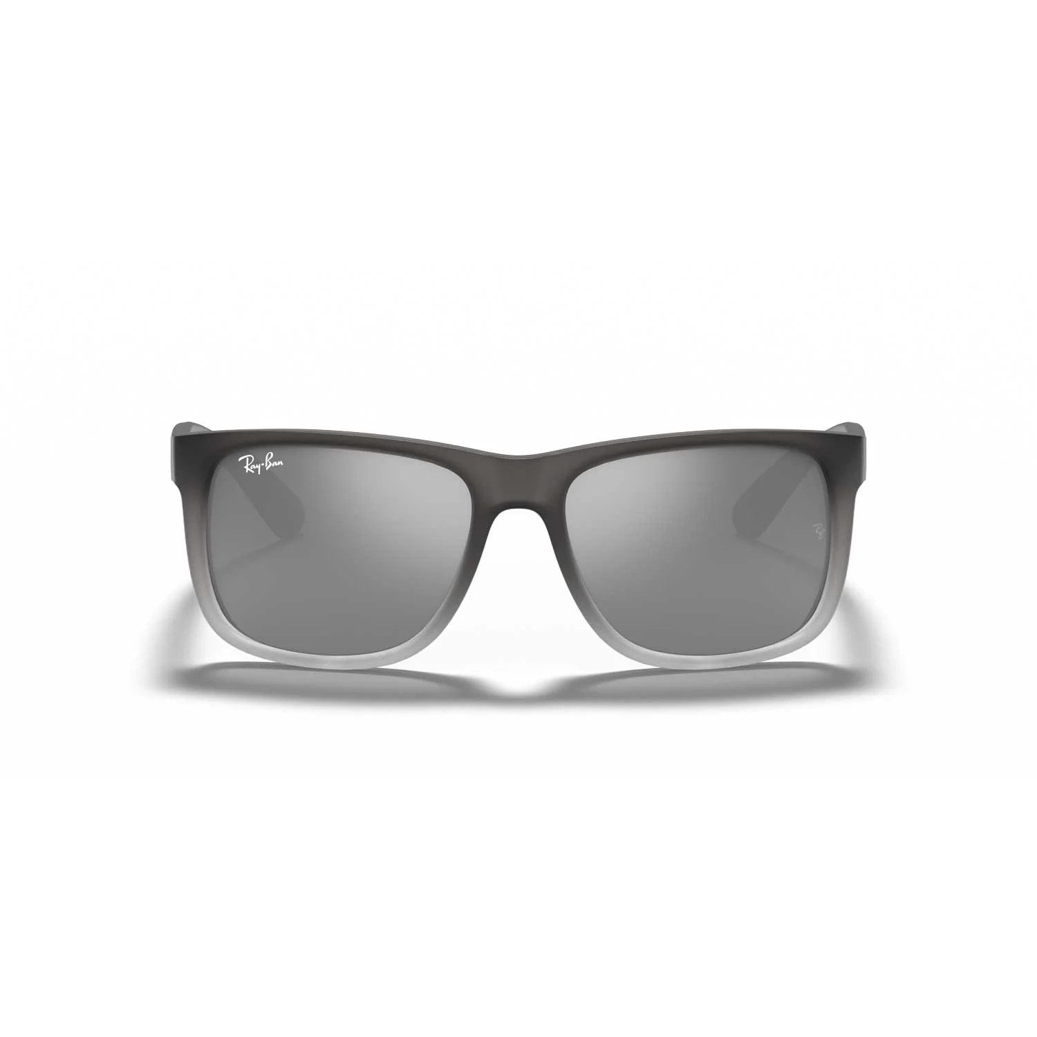 Ray-Ban Justin Classic Sunglasses - Matte Gray Frame - Silver Lenses image 2