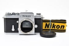 Nikon F Eye Level SLR Film Camera Silver Body S/N724xxxx Near Mint  5109