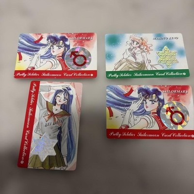 Sailor Moon Sailor Mars Sailor Jupiter Card Set Nakayoshi Appendix