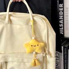 Cartoon Plush Star Gift Hangings Ornament Yellow Plush Hangings Bag Accessories