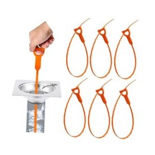 6 Pack 25 Inch Drain Snake, Professional Drain Clog Remover, Drain Hair