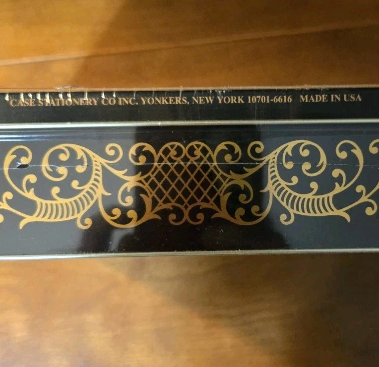 Estuche Papelería Floral Metal Lata Set - 20 Hojas de Escritura, Tarjetas y Sobres EE. UU. Foto 4 de 4