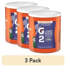 Gatorade Thirst Quencher Powder  G2 Low Calorie Grape, 19.4 Ounce- Pack of 3