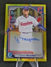 2024 Bowman Chrome - Prospect Autographs Yaikel Mijares #CPA-YMI Yellow /75🔥⚾️