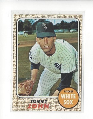 1968 Topps #72 Tommy John White Sox - NM-MT