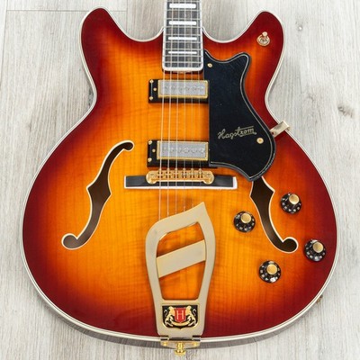 Hagstrom VIK67-G-VSB '67 Viking II Semi-Hollow Guitar, Vintage
