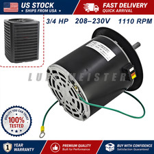 F48T73A50 Condenser Fan Motor 3/4HP 1110RPM 208-230V 60Hz For A.O. Smith AC Unit