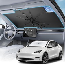 Car Windshield Sun Shade - Foldable Retractable Sedan SUV Windshield Sunshade...