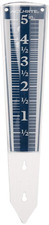 5 Capacity Easy-to-read Magnifying Rain Gauge Outdoor Garden Water Meter New