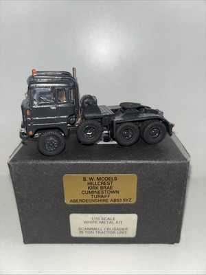 B.W. Models Scammell Crusader 35 Ton Tractor 1:76 Metall Modell LKW SELTEN