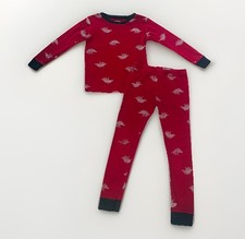 Kid 4-Piece Pajama Set, Dinosaur Pajama Set Tops, Bottoms, Size 7