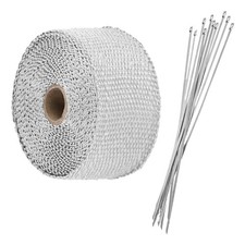 Uhanbut 2 X 16ft Motorcycle Exhaust Heat Wrap 196.85 X 1.87 Inch White Uhanbut 2 X 16ft Motorcycle Exhaust Heat Wrap 196.85 X 1.87 Inch White