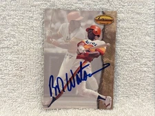 BEAUTIFUL Bob Watson AUTOGRAPHED 1994 Ted Williams Co Card, Houston Astros, NICE