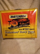 Vintage Matchbox Collectors 36 Car Carry Case and Play City with Trays
