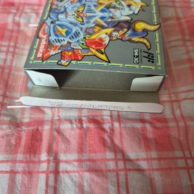 Famicom FC SD Gundam Gachapon Senshi 3 Hero Senki Box with instruction manual