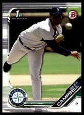 2019 Bowman Draft Isaiah Campbell Seattle Mariners #BD-11