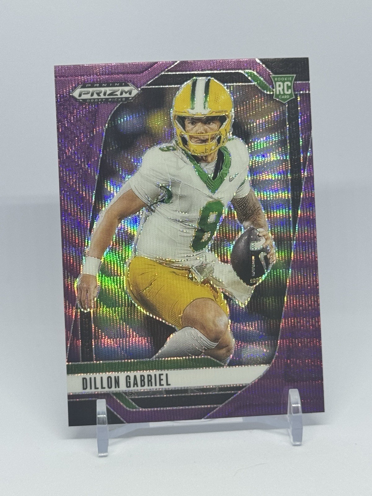 2025 Panini Prizm Draft Picks - Dillon Gabriel #97 Purple Wave Prizm (RC)