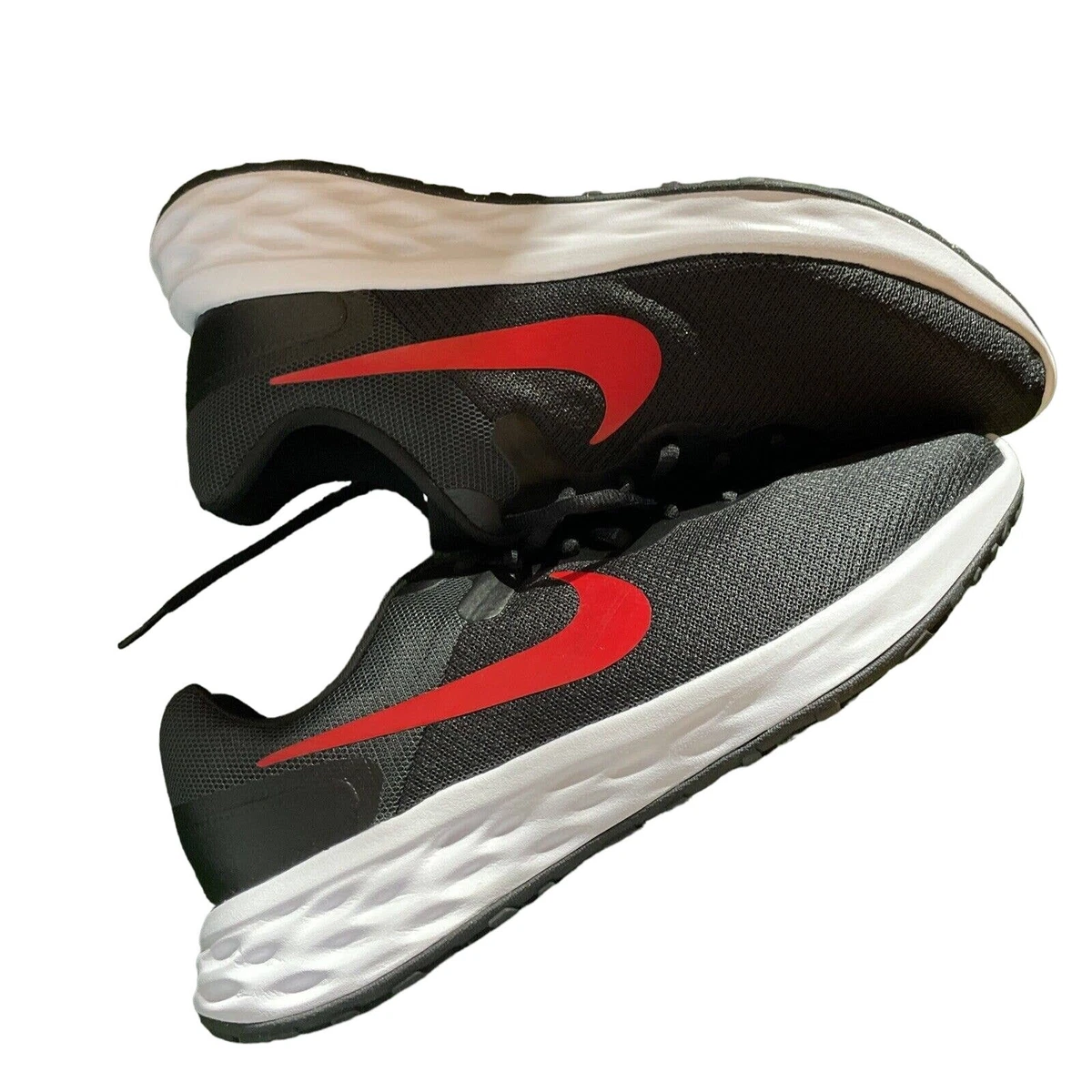 Nike Men\'s Revolution 6 Next Nature Shoes Black Red Size 7 Size 9 - Nike Revolution 6 Next Nature Black University Red  main image 2