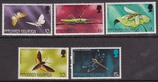1975 Pitcairn Island Insects - MUH