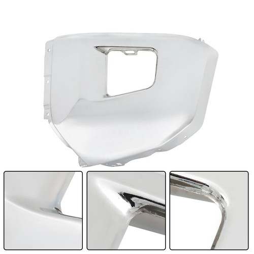 Tapa de parachoques delantera lado del conductor nueva sin orificios cromados para Toyota Tundra 14-21 - Imagen 14 de 15